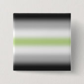 Gradient Agender-Stolzflagge mit individuellem Nam Button (Vorderseite)