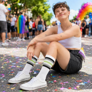 Gradient Agender Stolzflagge Socken