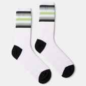 Gradient Agender Stolzflagge Socken (Rechts)