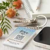 *~* Gradient AP36 QR Promo Logo Akryllisch Schlüsselanhänger (Vorderseite rechts)