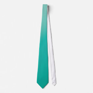 Gradient aquamarin zu azurblau krawatte