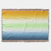 Gradient AroAce Agender Pride Decke (Vorderseite)
