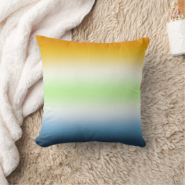 Gradient AroAce Agender Pride Kissen