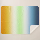 Gradient AroAce Agender Pride Sherpadecke (Vorderseite (Horizontal))