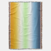 Gradient AroAce Agender Stolz Decke (Vorderseite Vertikal)