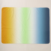Gradient AroAce Agender Stolz Sherpadecke (Vorderseite (Horizontal))