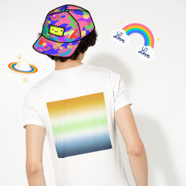 Gradient AroAce Agender Stolz T-Shirt