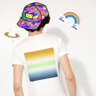 Gradient AroAce Agender Stolz T-Shirt