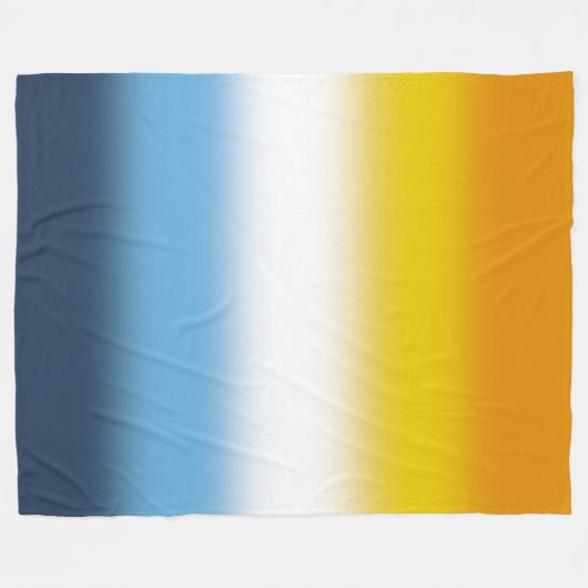 Gradient AroAce Pride Flag - farbenfrohe AroAce-Fl Fleecedecke (Vorderseite (Horizontal))