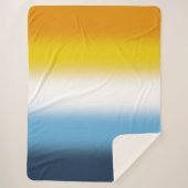 Gradient AroAce Pride Flag - farbenfrohe AroAce-Fl Sherpadecke (Vorderseite)