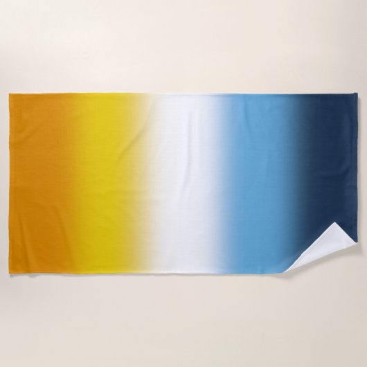 Gradient AroAce Pride Flag - farbenfrohe AroAce-Fl Strandtuch (Vorderseite)
