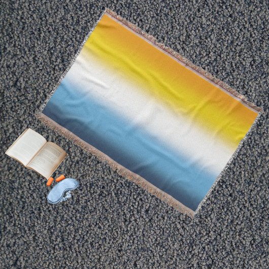 Gradient AroAce Pride-Flagge – Farbige AroAce-Flag Decke