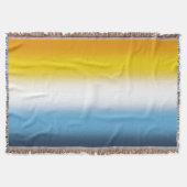 Gradient AroAce Pride-Flagge – Farbige AroAce-Flag Decke (Vorderseite)