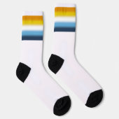 Gradient AroAce-Stolzflagge Socken (Rechts)