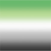 Gradient Aromantic Flag - farbenfroher, aromantisc Aufkleber (Vorderseite)