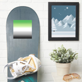 Gradient Aromantic Flag - farbenfroher, aromantisc Aufkleber