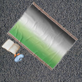 Gradient Aromantic Flag - farbenfroher, aromantisc Decke