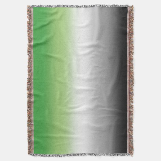 Gradient Aromantic Flag - farbenfroher, aromantisc Decke (Vorderseite Vertikal)