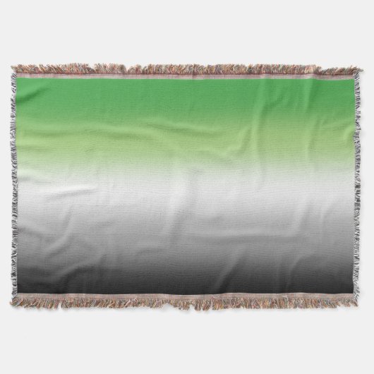 Gradient Aromantic Flag - farbenfroher, aromantisc Decke (Vorderseite)