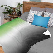 Gradient Aromantic Flag - farbenfroher, aromantisc Sherpadecke