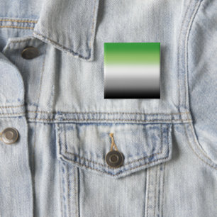 Gradient Aromantische Flagge – Farbpride der Aroma Button