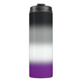 Gradient Asexuelle Pride-Flagge Thermosbecher (Vorderseite)