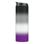Gradient Asexuelle Pride-Flagge Thermosbecher (Nach rechts gedreht)