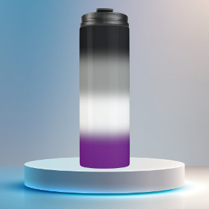 Gradient Asexuelle Pride-Flagge Thermosbecher