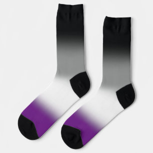 Gradient Asexueller-Crew Socken