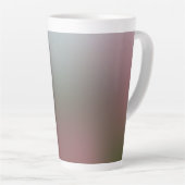 Gradient auf weißem Latte-Mug Milchtasse (Rechte Ecke)