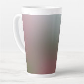 Gradient auf weißem Latte-Mug Milchtasse (Linke Ecke)
