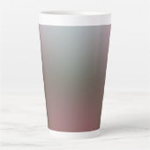 Gradient auf weißem Latte-Mug Milchtasse (Vorderseite)
