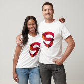 Gradient-Band-S-Logo – modernes Monogramm-Design T-Shirt (Unisex)