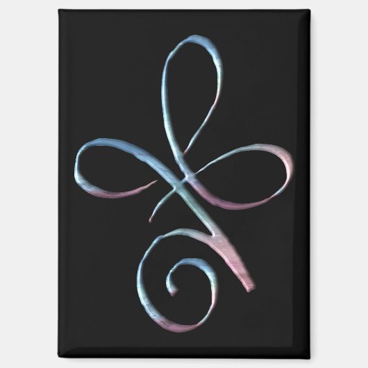 Gradient bedingungslose Liebe Magnet (Vorderseite)