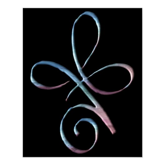 Gradient bedingungslose Liebe Poster (Vorderseite)