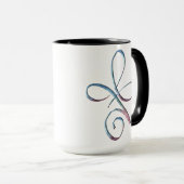 Gradient bedingungslose Liebe Tasse (VorderseiteRechts)