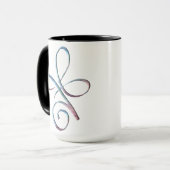 Gradient bedingungslose Liebe Tasse (Vorderseite Links)