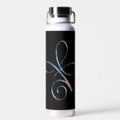 Gradient bedingungslose Liebe Trinkflasche (Rückseite)