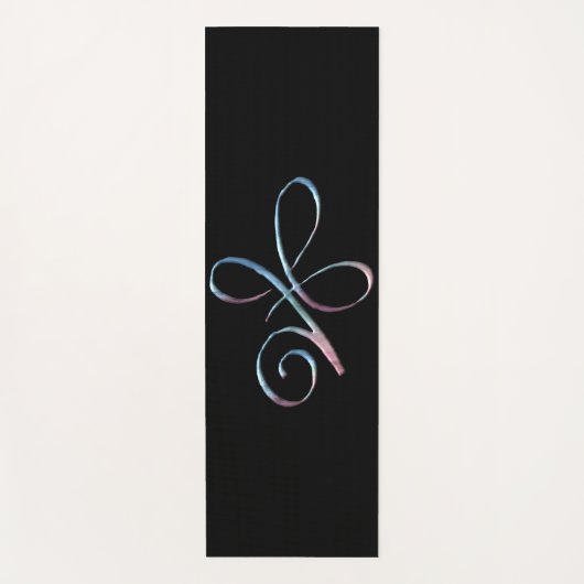 Gradient bedingungslose Liebe Yogamatte (Vorderseite)