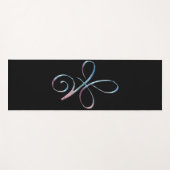 Gradient bedingungslose Liebe Yogamatte (Vorderseite (Horizontal))