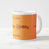 Gradient Birthday Celebration Jumbo-Tasse (Vorderseite Rechts)