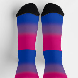 Gradient Bisexual Stolperflagge Socken