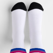 Gradient Bisexuellen-Stolz-Flagge Socken (Oben)
