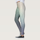 Gradient Black an Blue Geometric Design Leggings (Links)