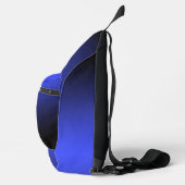 Gradient Black and Bright Blue Crossbody Bag (Rechts)