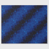 Gradient Black Marine Konfetti Glitzer glänzen Seq Geschenkpapier (Flach)