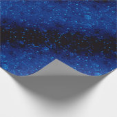 Gradient Black Marine Konfetti Glitzer glänzen Seq Geschenkpapier (Ecke)