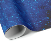 Gradient Black Marine Konfetti Glitzer glänzen Seq Geschenkpapier (Rolleneckpunkt)