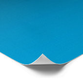 Gradient Blau - hell bis tief | Stimmungs-Hintergr Poster (Ecke)