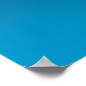 Gradient Blau - hell bis tief | Stimmungs-Hintergr Poster (Ecke)